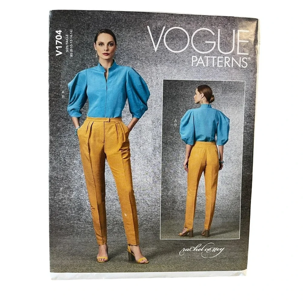 Vogue V1704 Misses Top and Pants Sewing Pattern Size 8-16
